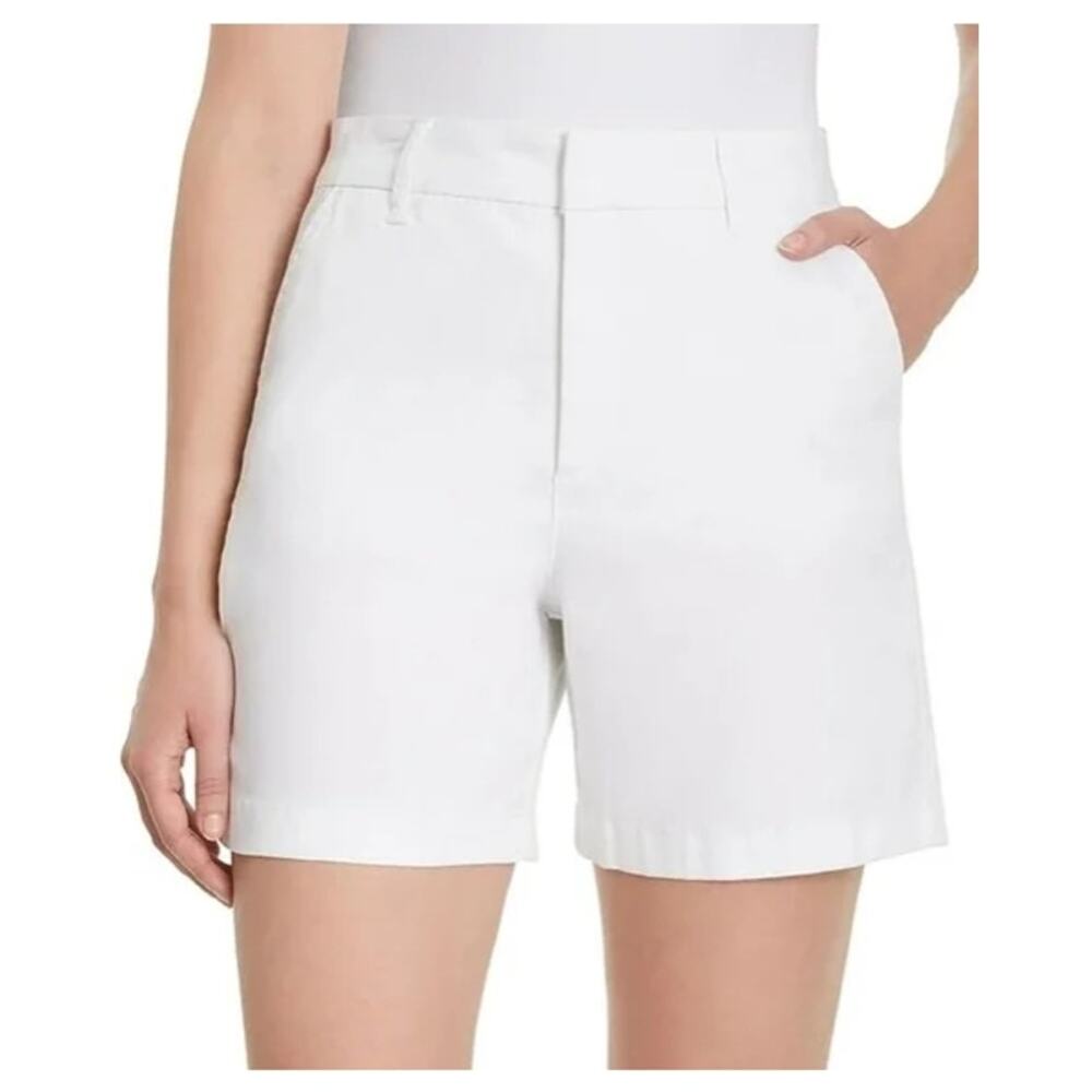 Gloria Vanderbilt Women's Chino Shorts, White, 16